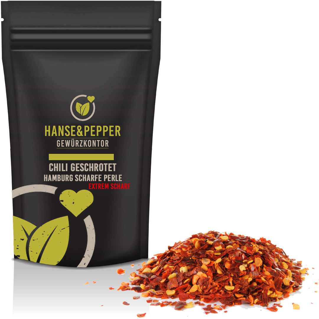 Produkttüte mit Chili Gewürz Extrem Scharf
