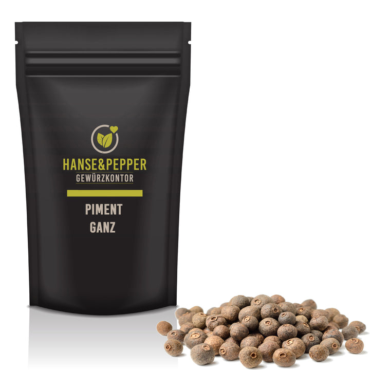 Produkttüte mit Piment ganz