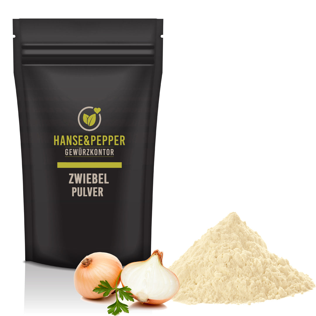 Produkttüte mit Zwiebel Pulver