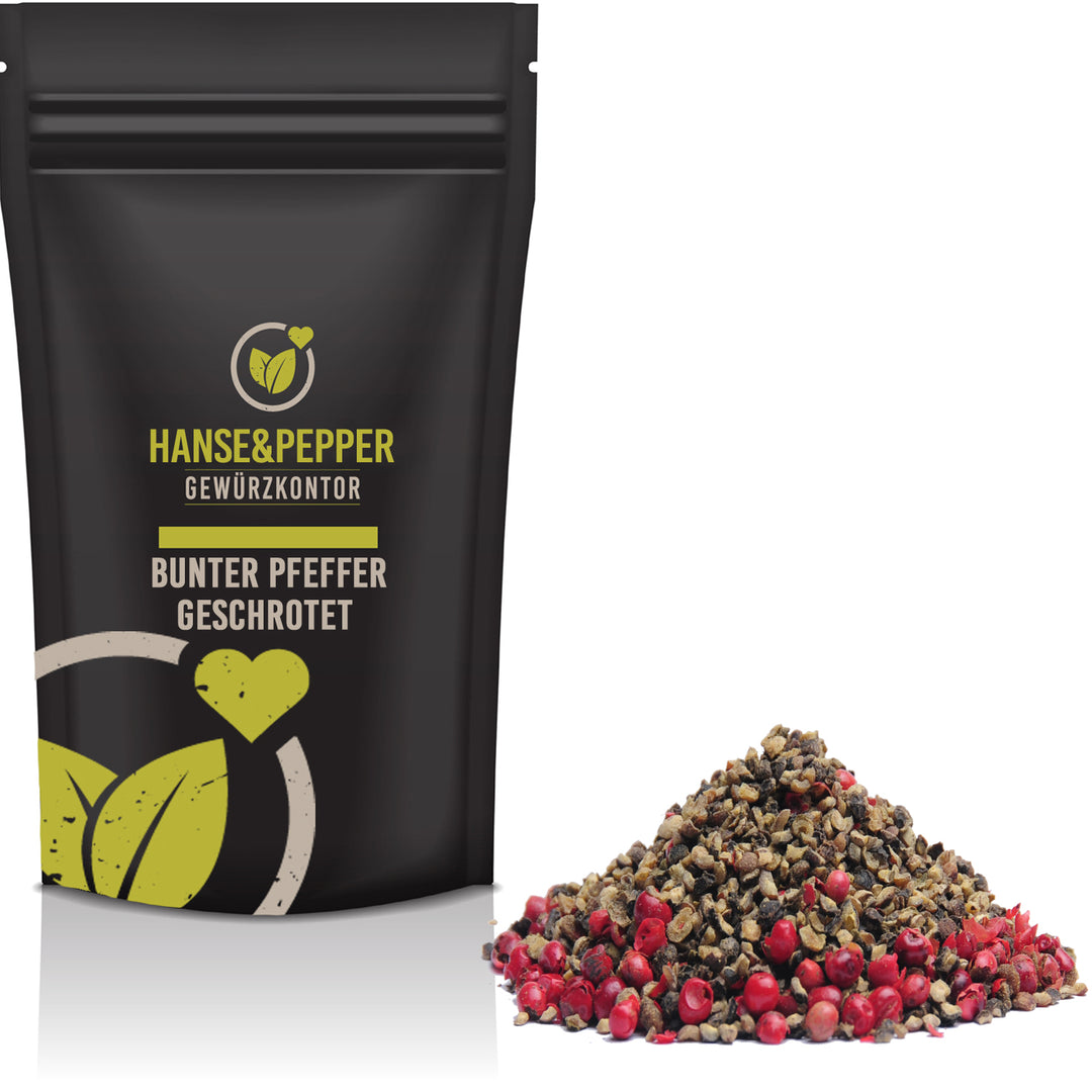 Bunter Pfeffer - Geschrotet