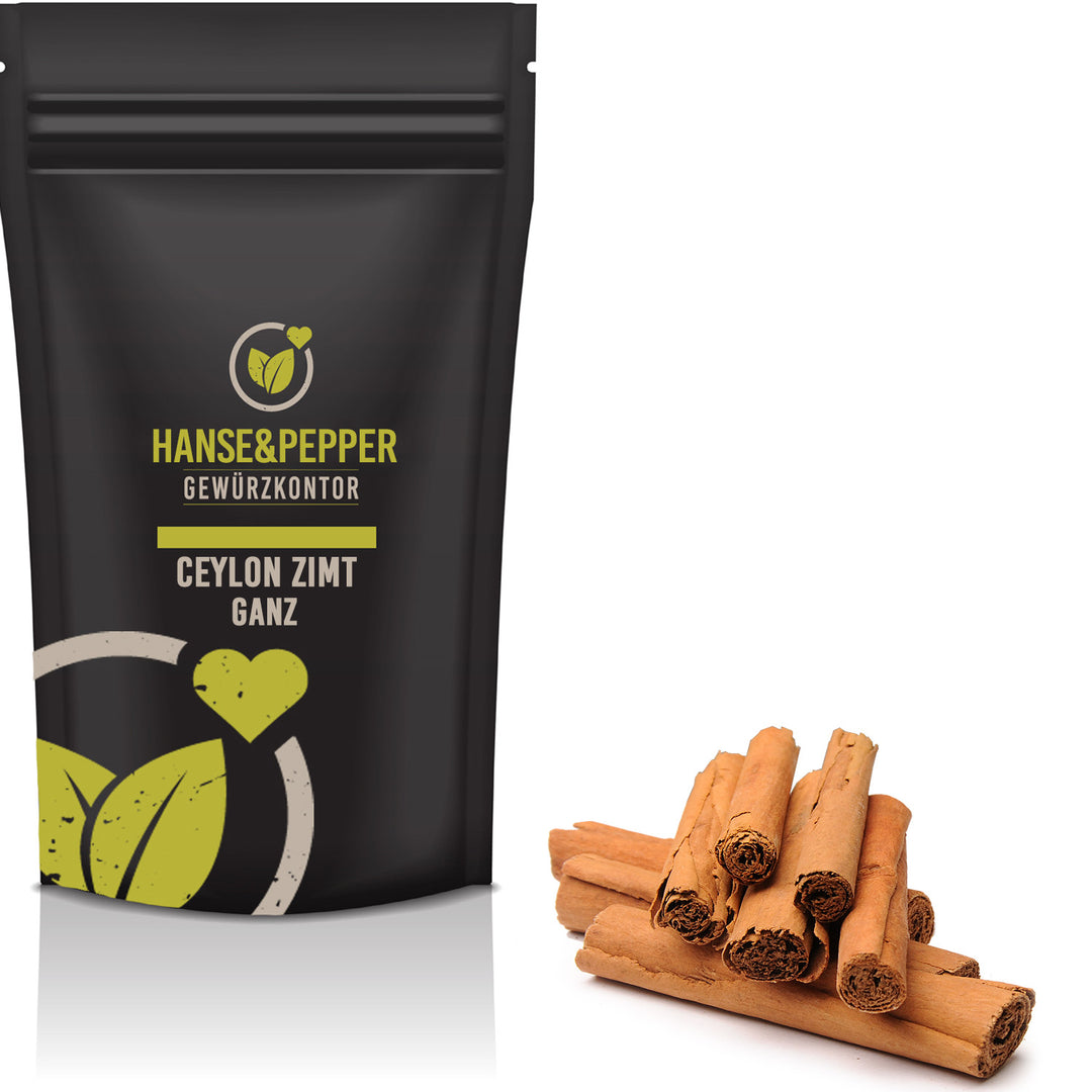 Produkttüte mit Ceylon Zimt Gewürz
