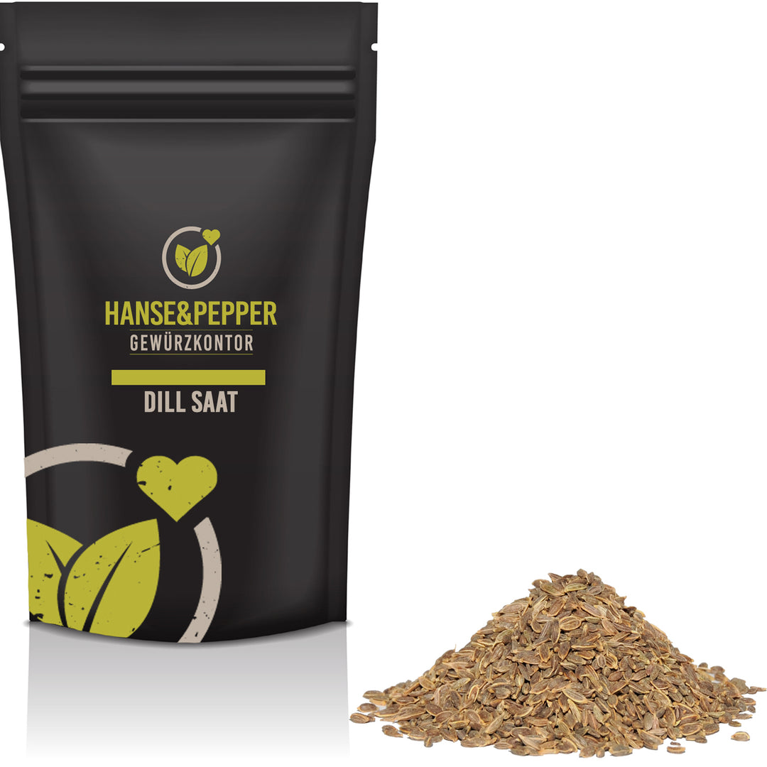 Produkttüte mit Dill Saat Gewürz