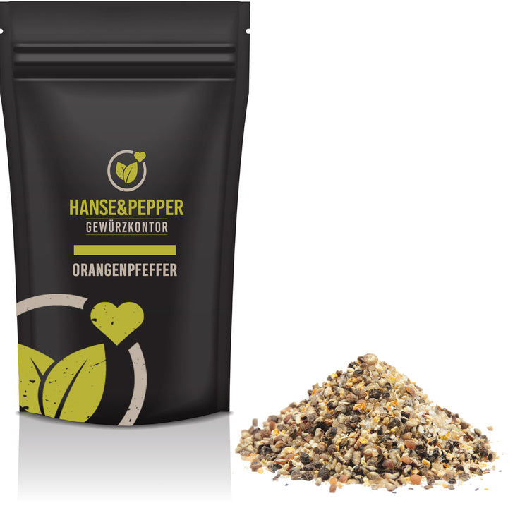 Produkttüte mit Orangenpfeffer Gewürz