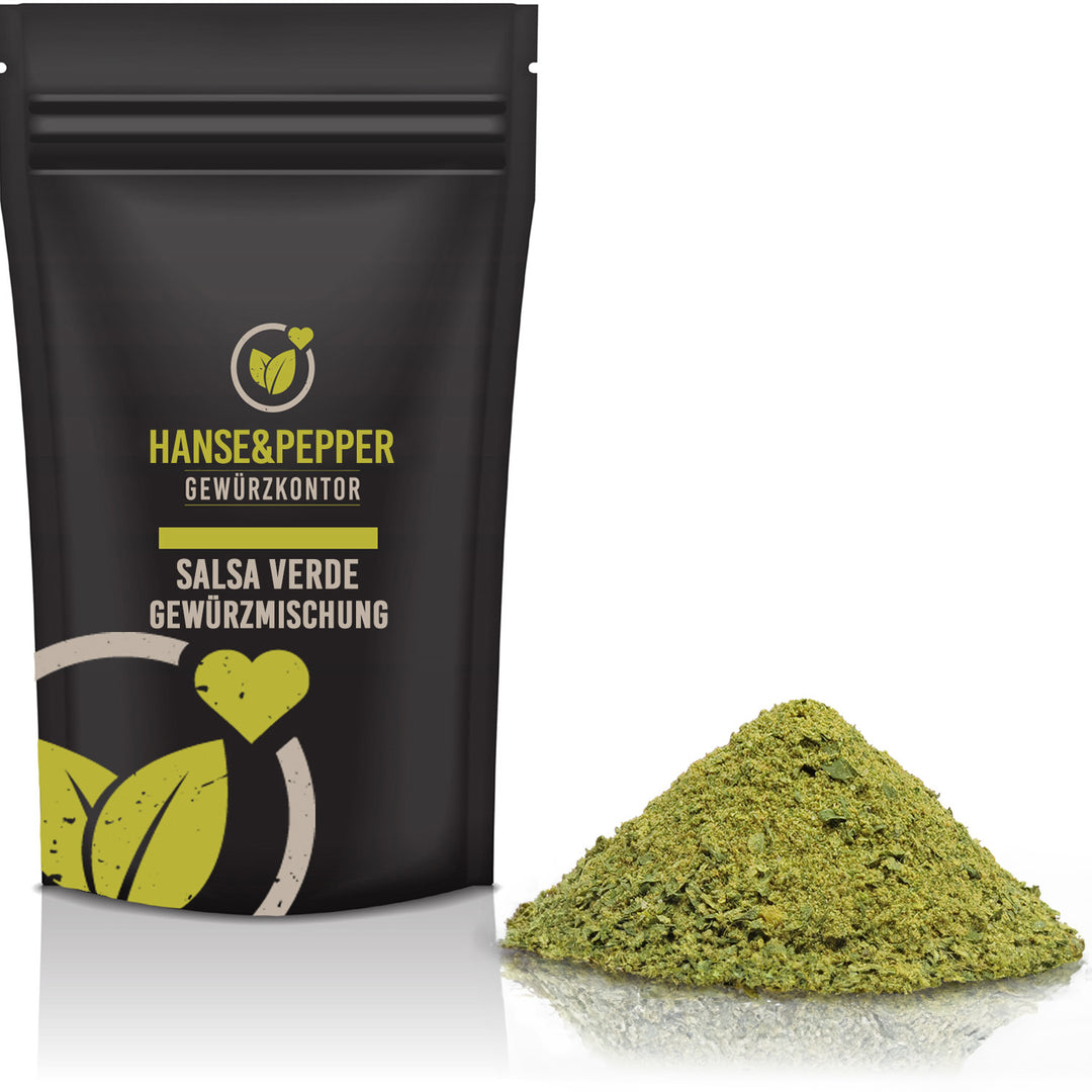 Produkttüte mit Salsa Verde Gewürz