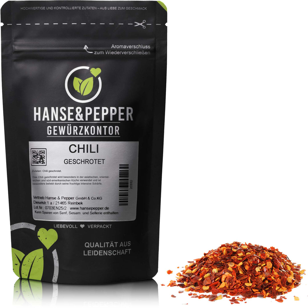 Chili geschrotet