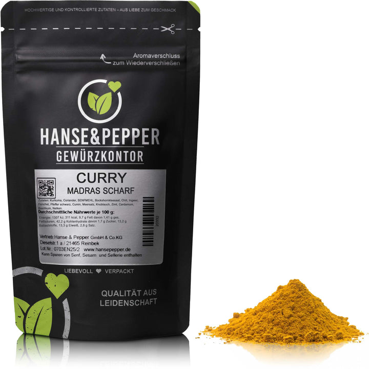 Curry Indisch Madras - Scharf