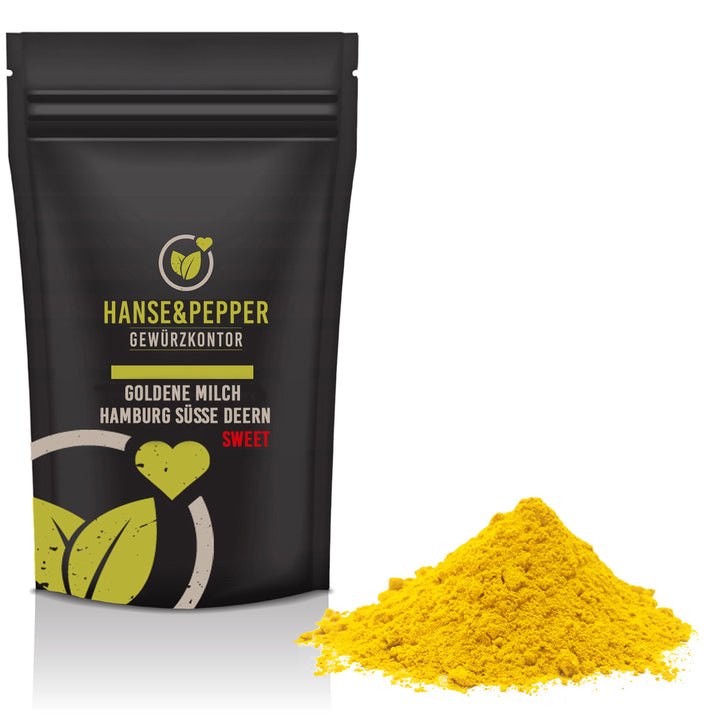 Produkttüte mit Goldene Milch Sweet