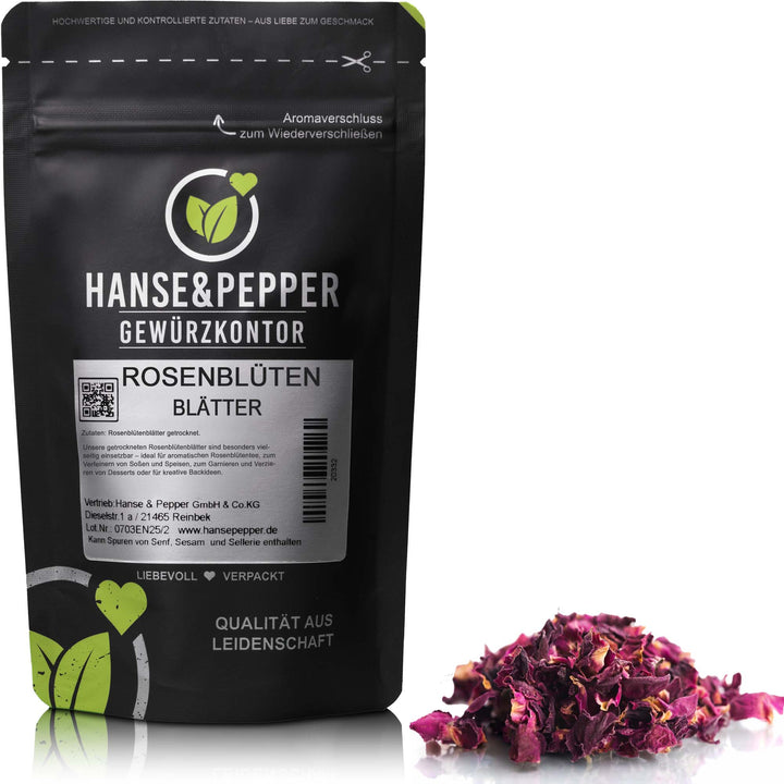 Rosenblütenblätter - getrocknet