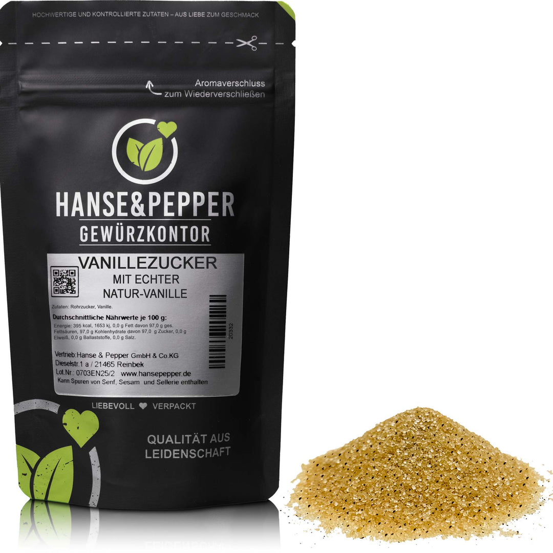 Vanillezucker mit Natur-Vanille