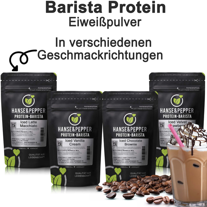 Barista Protein - Veganes Eiweiß für Iced Coffee & Shakes