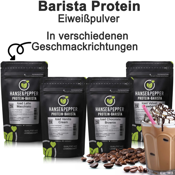 Barista Protein - Veganes Eiweiß für Iced Coffee & Shakes