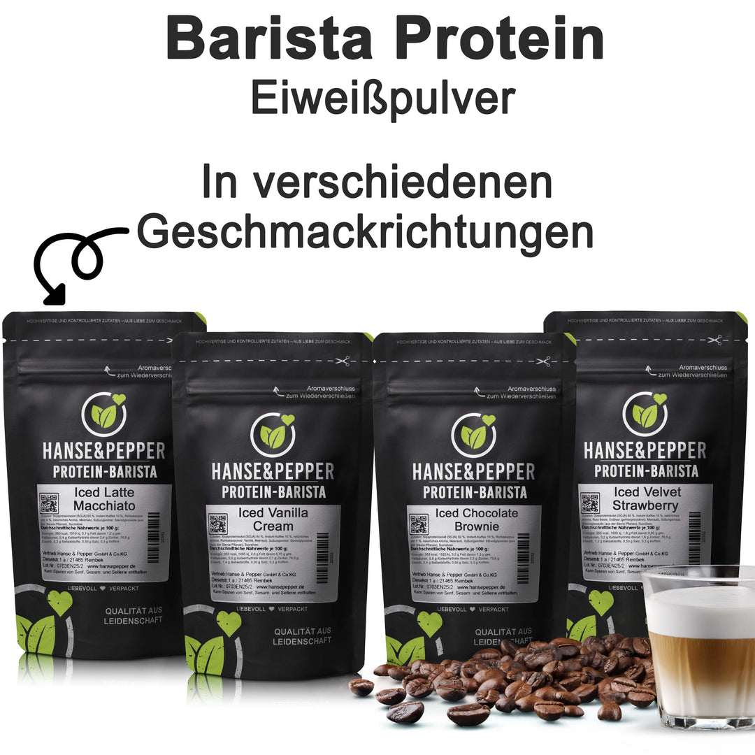 Protein Barista - Veganes Eiweiß für Iced Coffee & Shakes