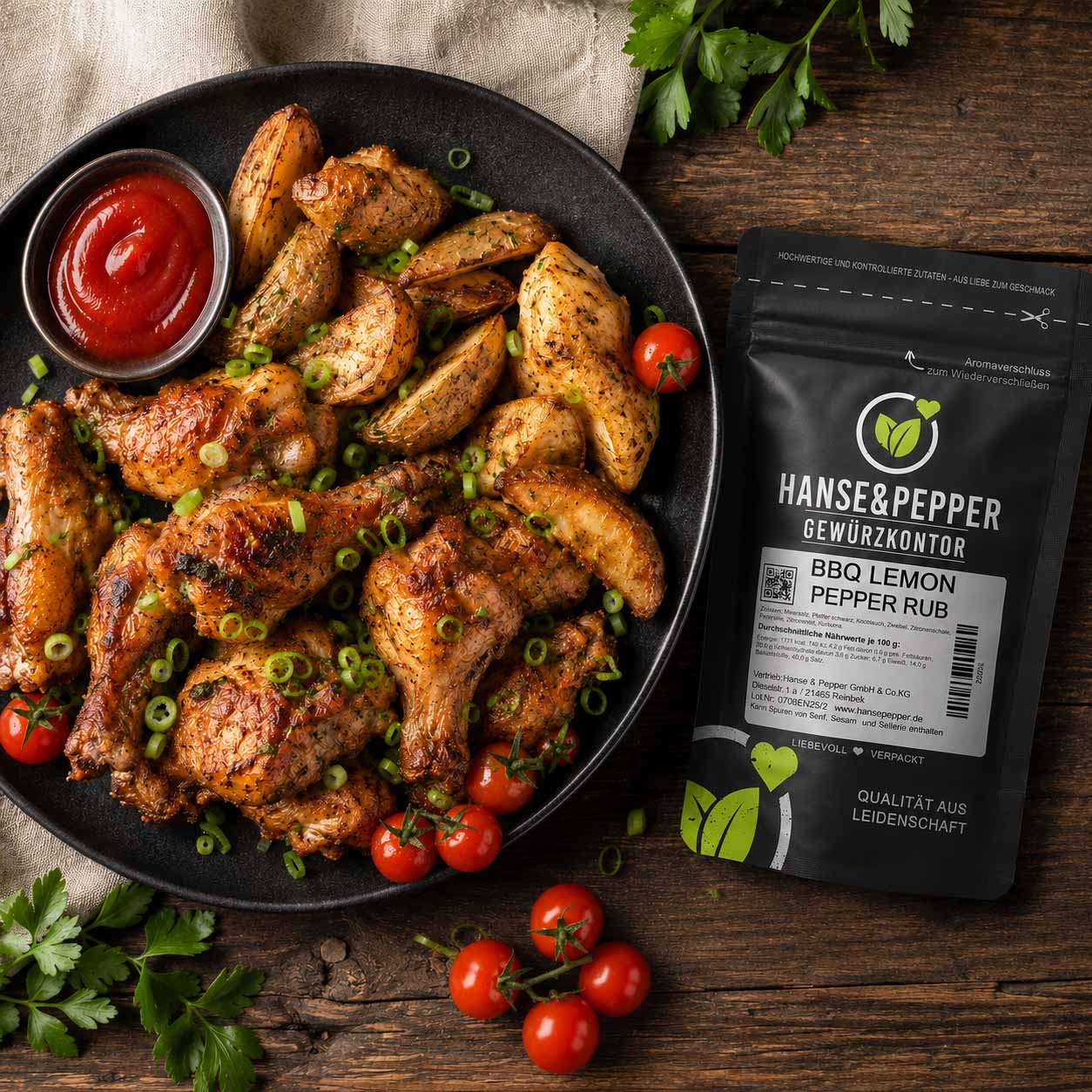 BBQ Lemon Pepper Rub