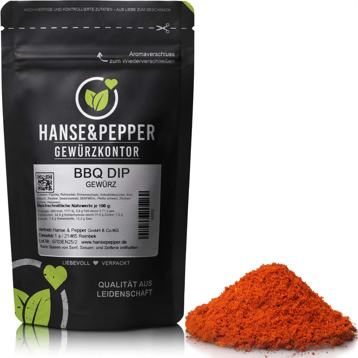 Produkttüte mit BBQ Dip Gewürz