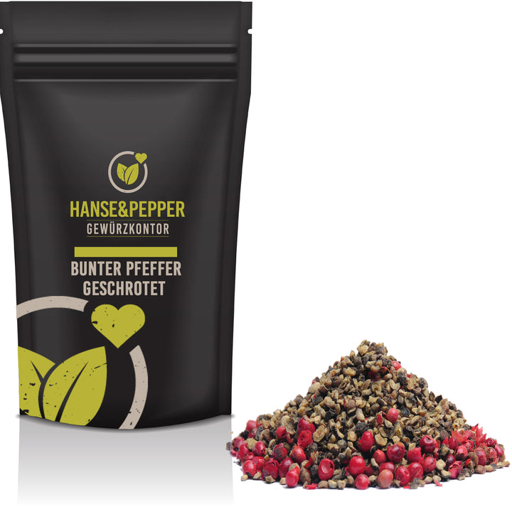 Bunter Pfeffer - Geschrotet