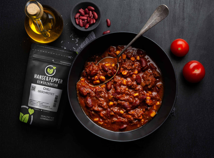 Chili geschrotet