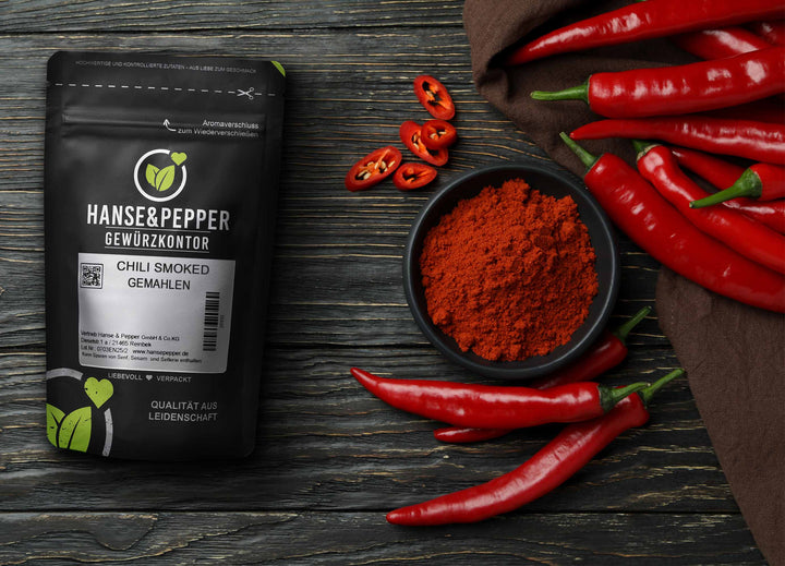 Chili gemahlen - Smoked - rauchig