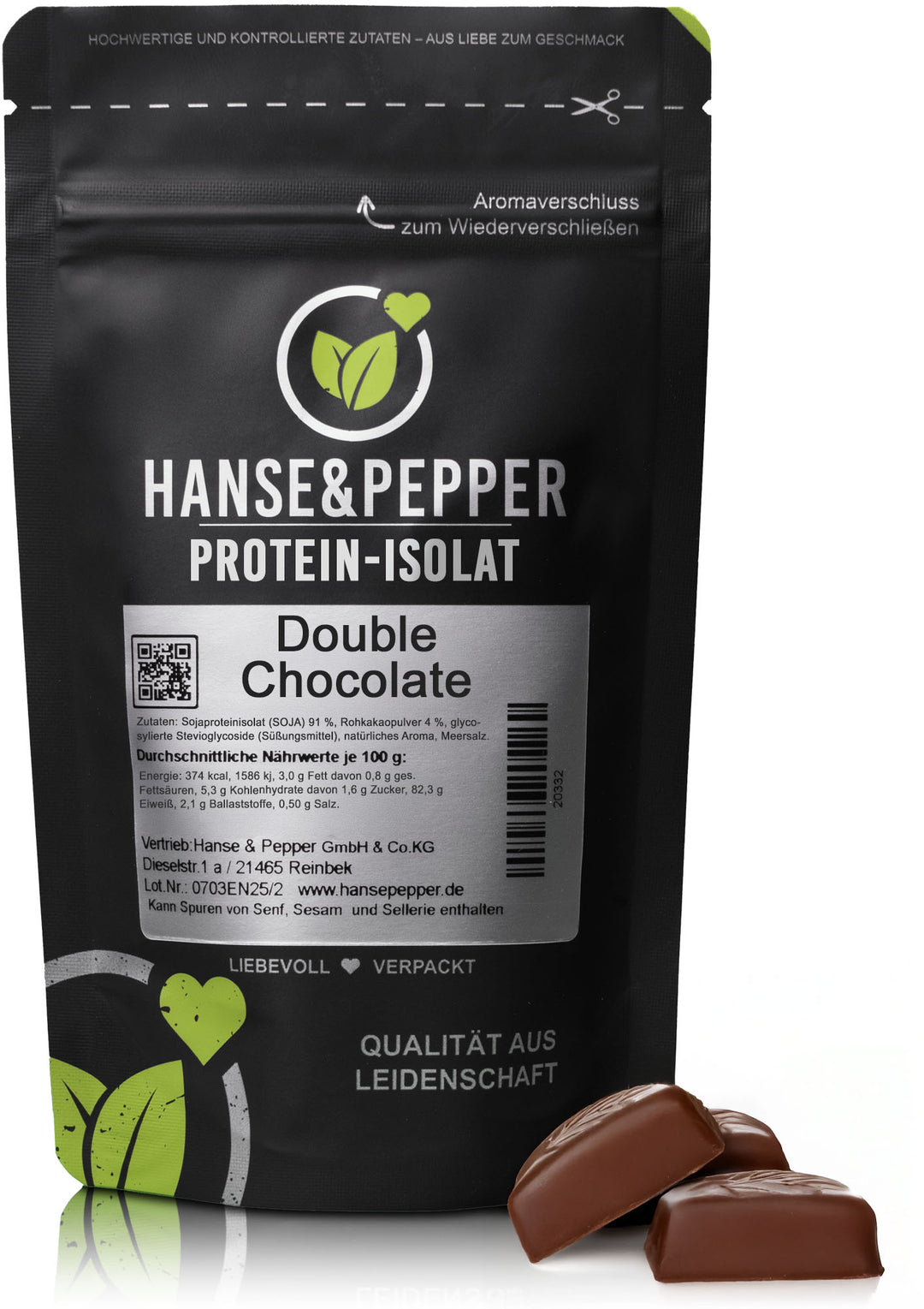 1kg Sojaprotein-Isolat Eiweiß 100% Vegan