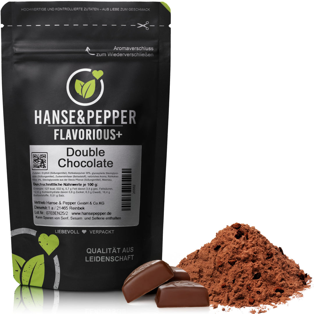 Flavorious+ Geschmackspulver - natürlich gesüßt mit Erythrit & Stevia