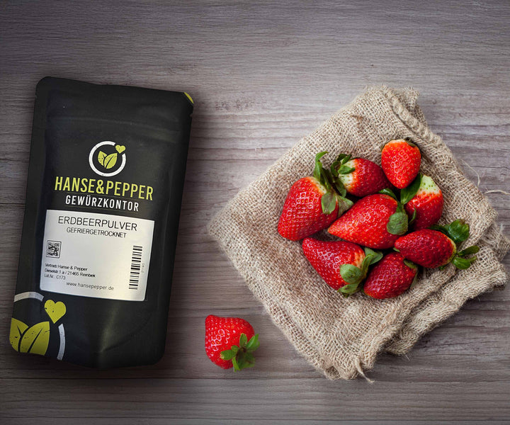 Erdbeer gemahlen - gefriergetrocknet