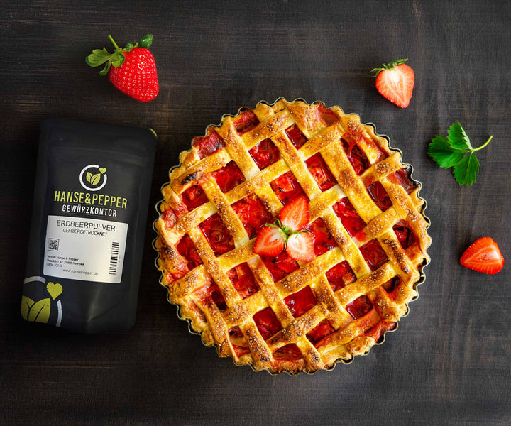 Erdbeer gemahlen - gefriergetrocknet