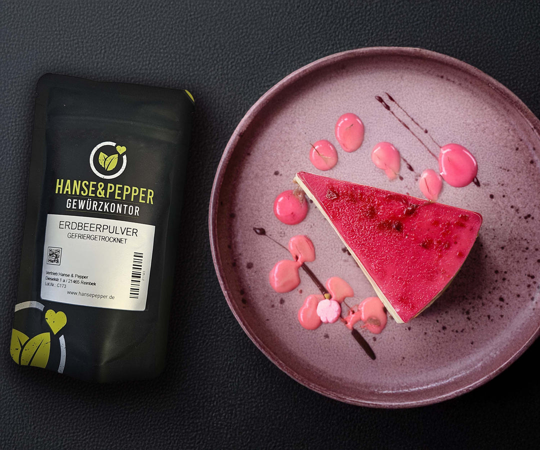 Erdbeer gemahlen - gefriergetrocknet