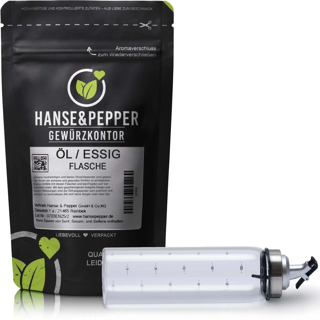 Essig Ölspender Flasche in 500ml