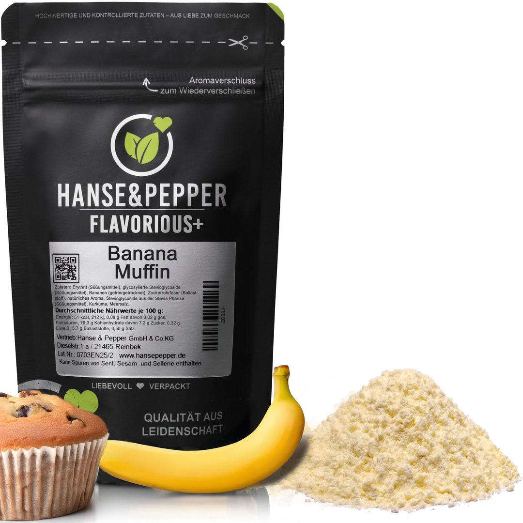 Flavorious+ Geschmackspulver - natürlich gesüßt mit Erythrit & Stevia