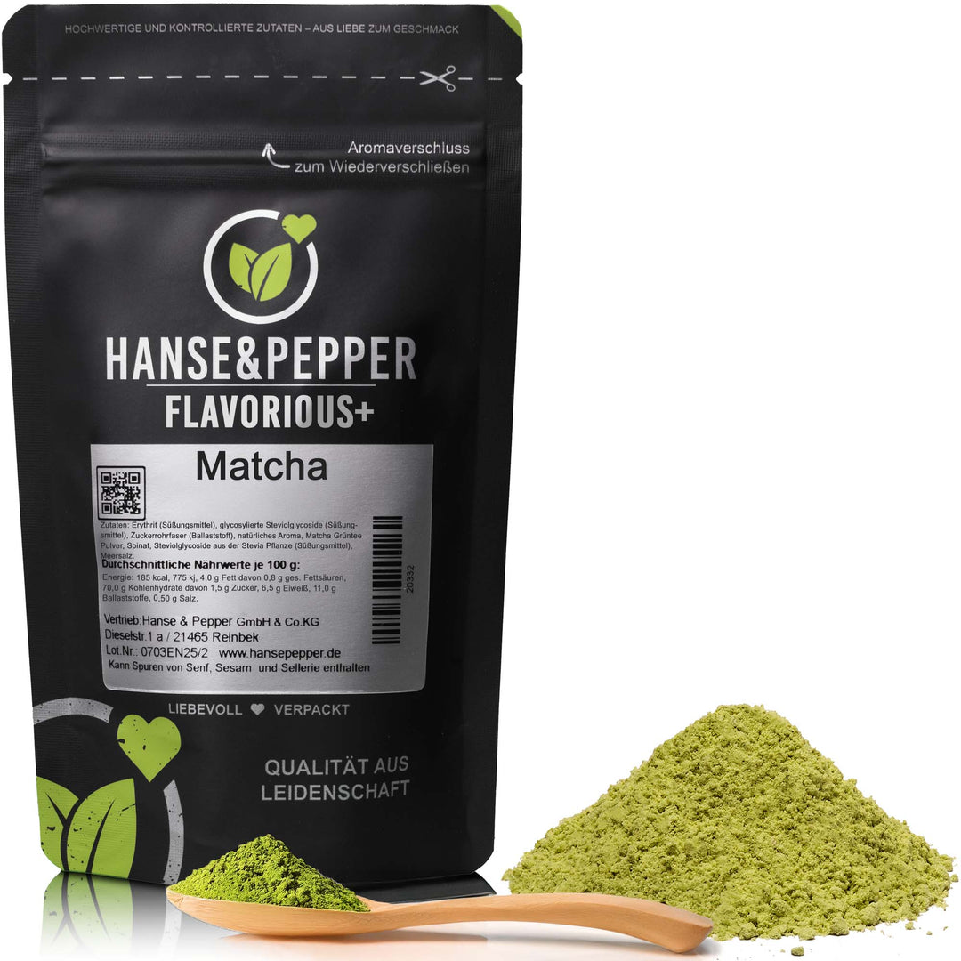 Flavorious+ Geschmackspulver - natürlich gesüßt mit Erythrit & Stevia