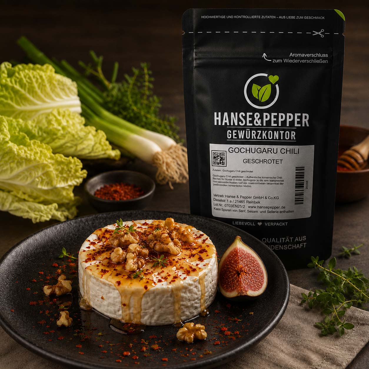 Gochugaru Chili geschrotet