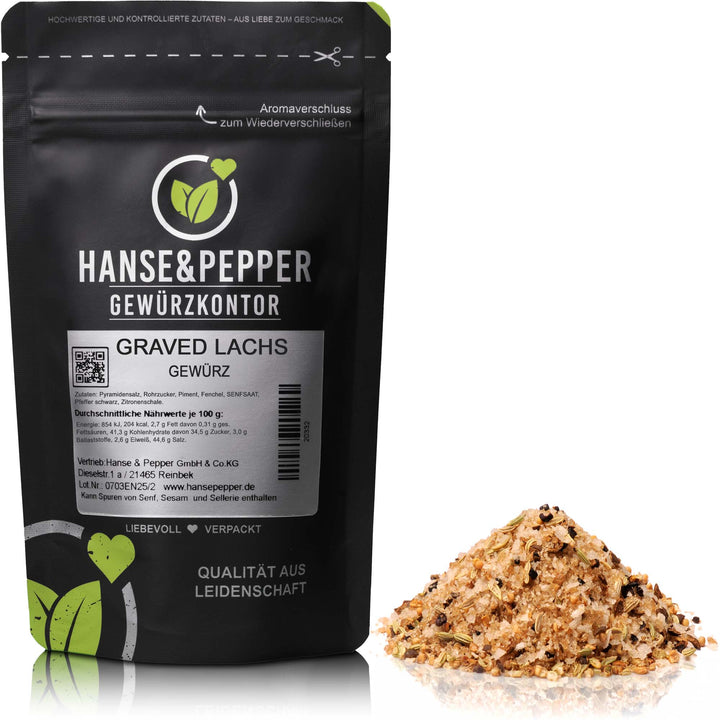 Produkttüte mit Graved Lachs Gewürz