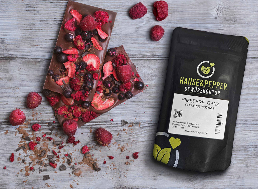 Himbeeren ganz - gefriergetrocknet