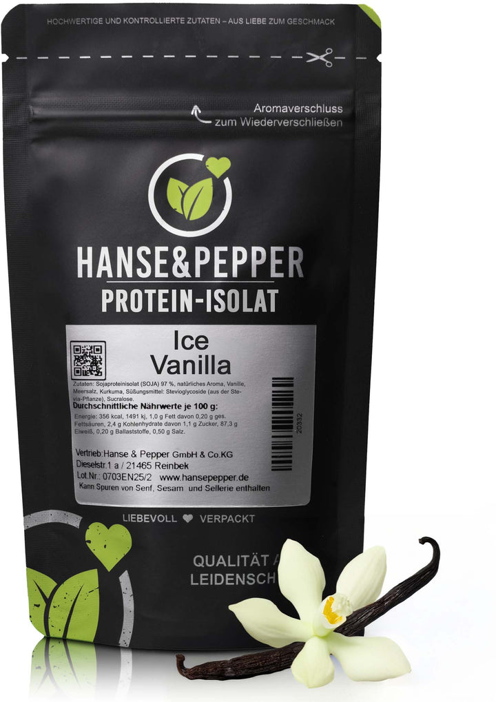 Veganes Proteinpulver aus Sojaprotein-Isolat - Hoher Proteingehalt