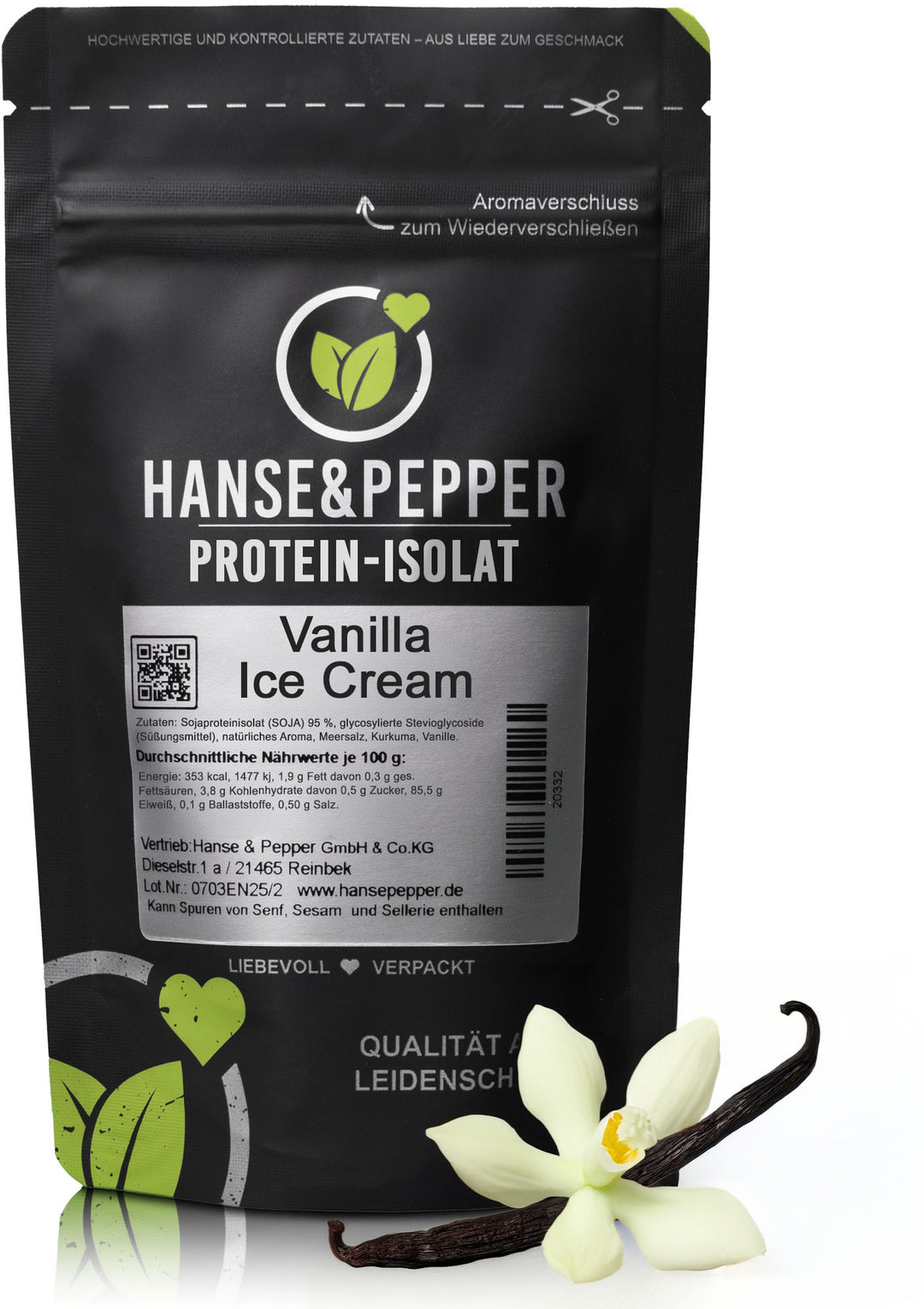 1kg Sojaprotein-Isolat Eiweiß 100% Vegan