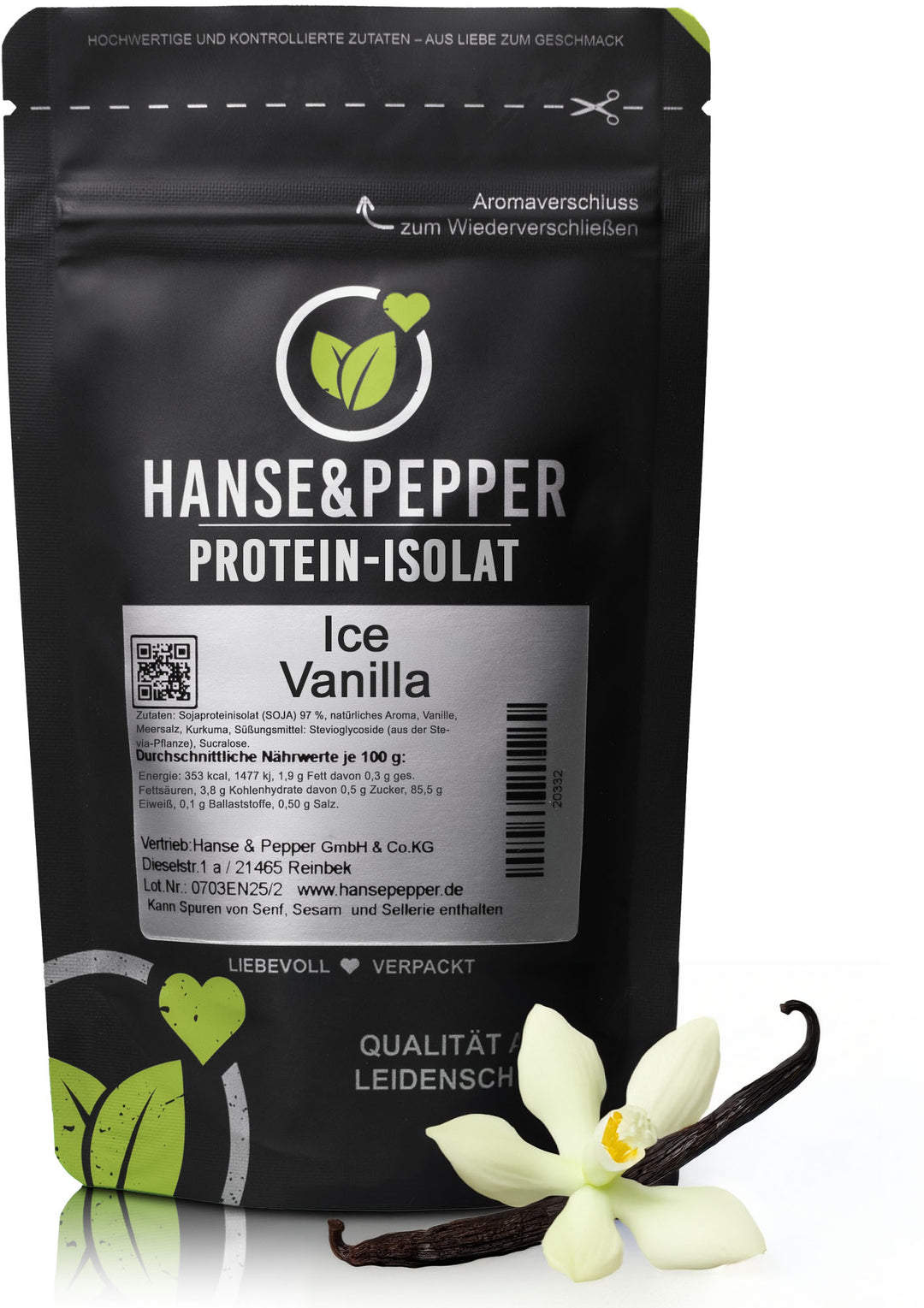 500g Sojaprotein-Isolat Eiweiß 100% Vegan