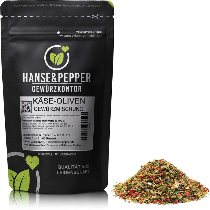 Käse-Oliven Gewürz