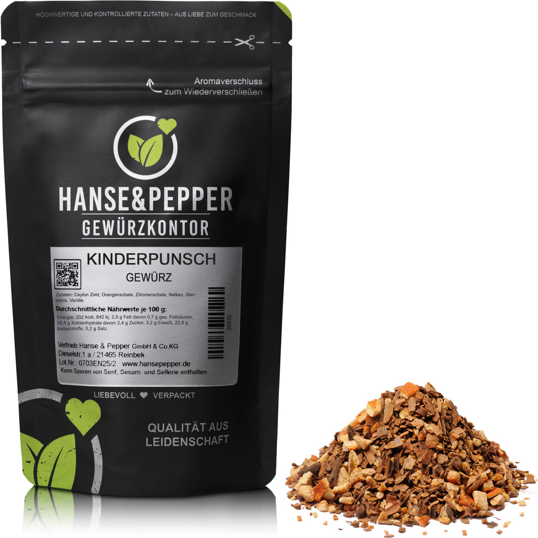 Produkttüte mit Kinderpunsch Gewürz