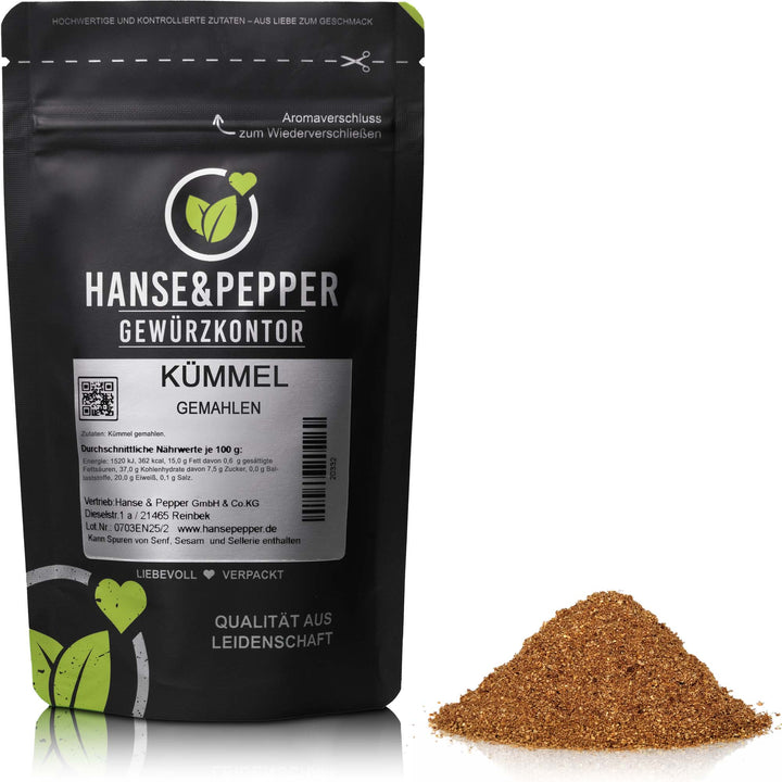 Produkttüte mit Kümmel Gewürz
