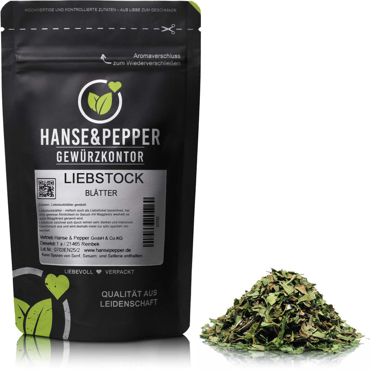 Liebstockblätter gerebelt