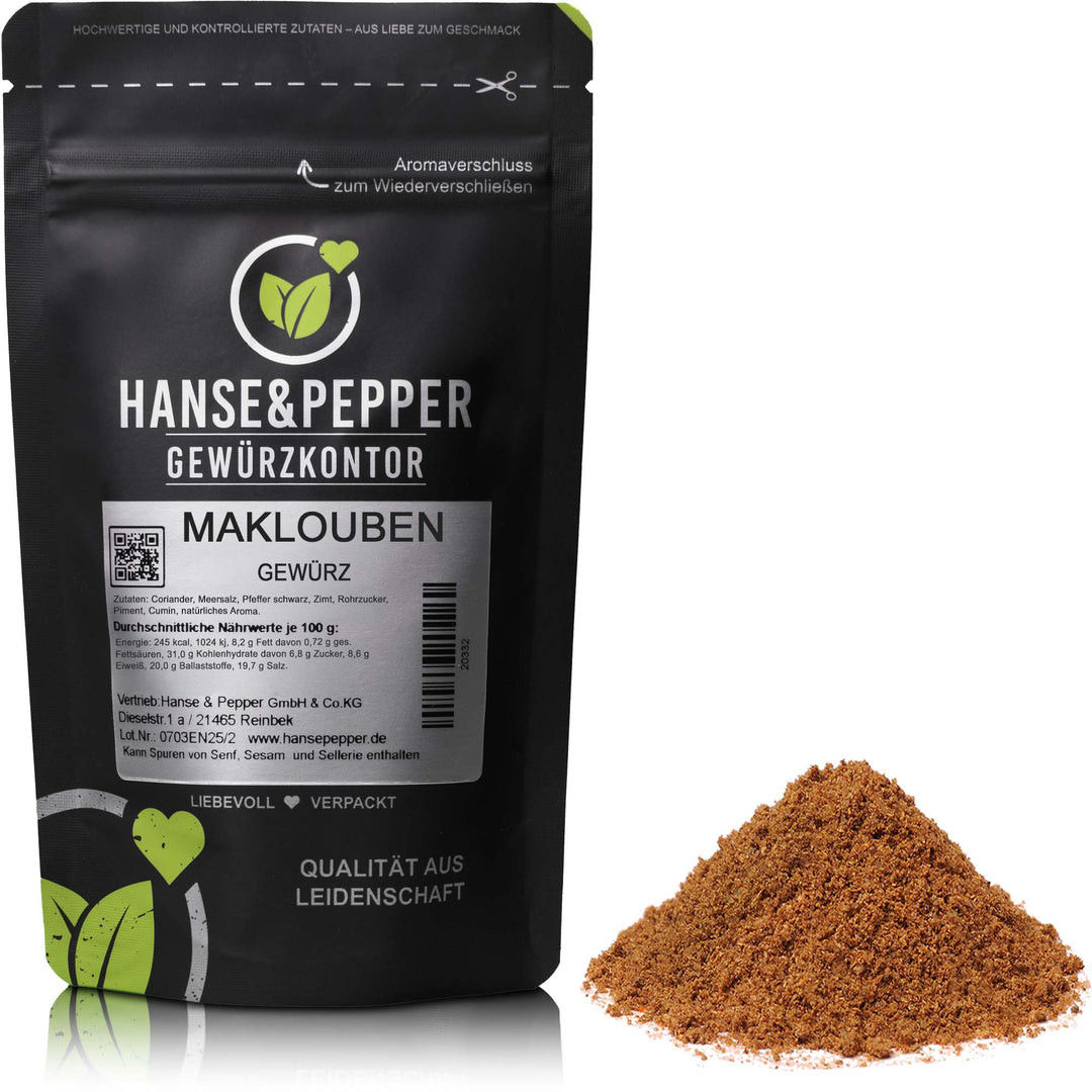 Produkttüte mit Maklouben Gewürz