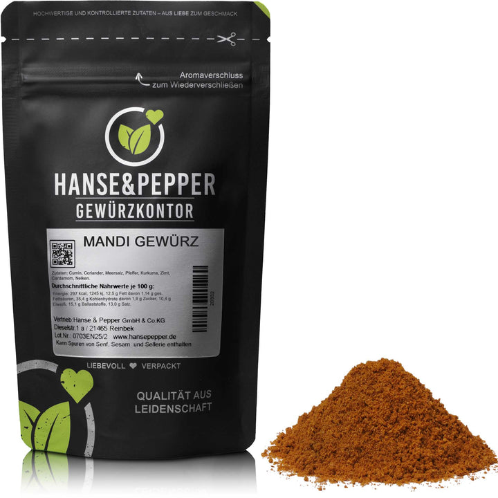 Produkttüte mit Mandi Gewürz