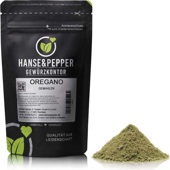 Oregano gemahlen