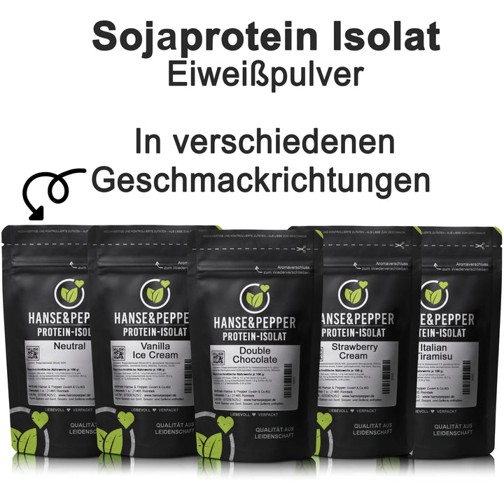 1kg Sojaprotein-Isolat Eiweiß 100% Vegan