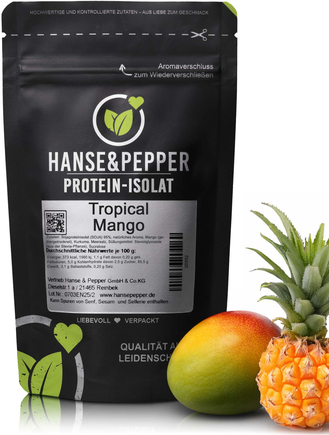 Veganes Proteinpulver aus Sojaprotein-Isolat - Hoher Proteingehalt