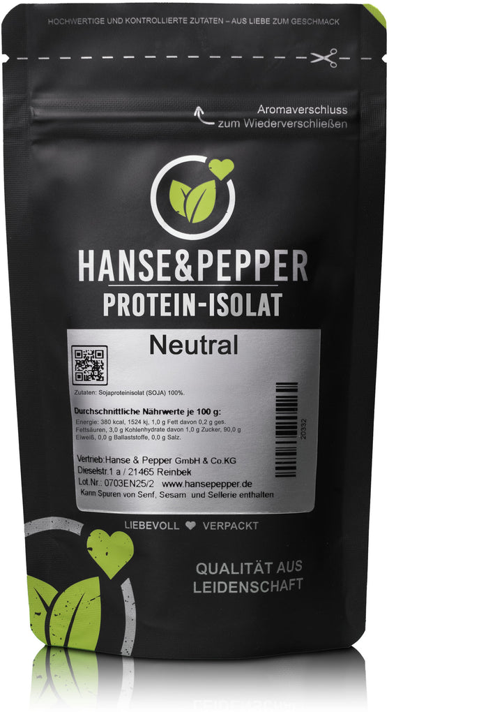 Veganes Proteinpulver aus Sojaprotein-Isolat - Hoher Proteingehalt
