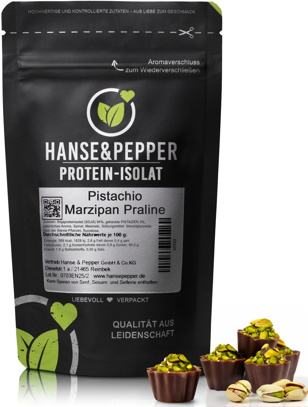 Veganes Proteinpulver aus Sojaprotein-Isolat - Hoher Proteingehalt