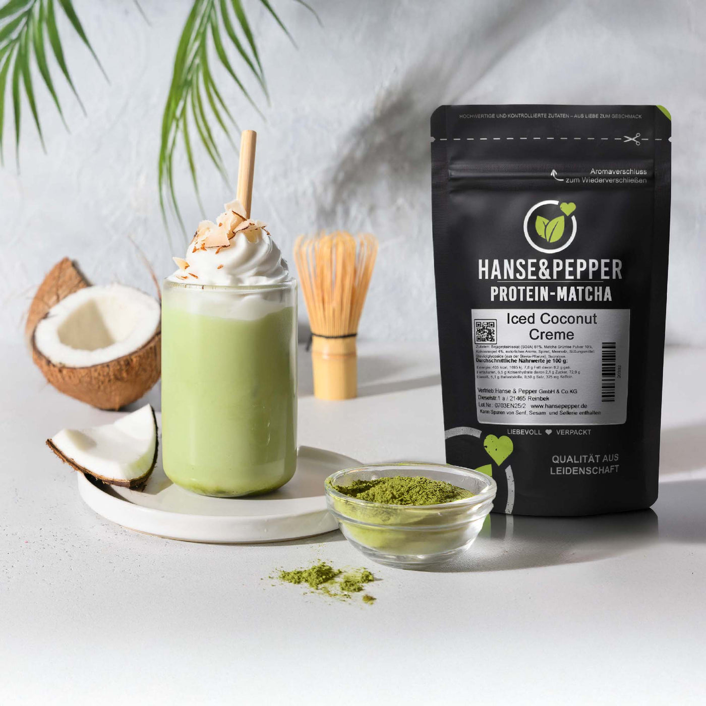 Protein Matcha - Veganes Eiweiß für Iced Shakes