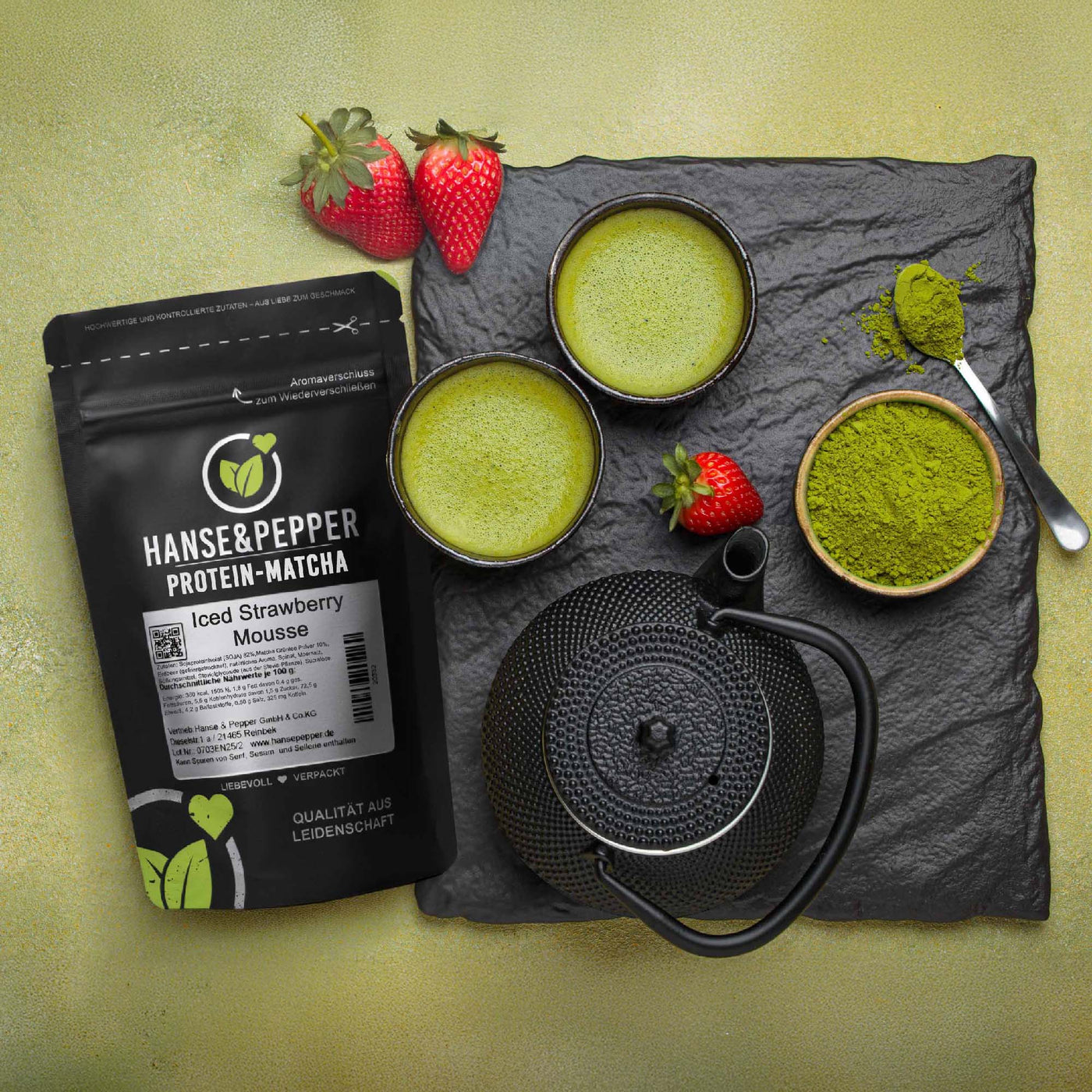 Protein Matcha - Veganes Eiweiß für Iced Shakes