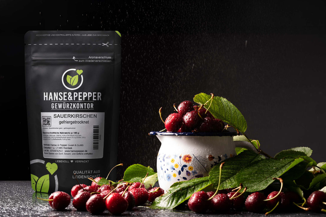 Sauerkirschen ganz gefriergetrocknet