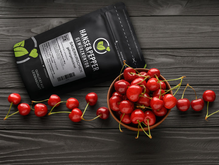 Sauerkirschen ganz gefriergetrocknet